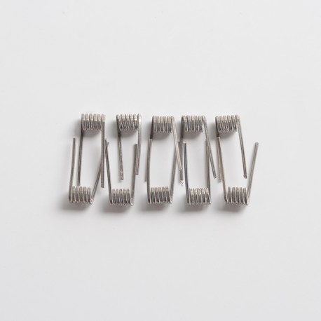 [Ships from Bonded Warehouse] Authentic Wotofo Pre-built Dual Core Fused Clapton Coil - Ni80, 0.9ohm, 2 x 30GA + 38GA (10 PCS)