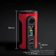 Authentic Ultroner x Fallout Gaea 200W Box Mod - Red, VW 5~200W, 2 x 18650 / 20700 / 21700, Sevo 200C Chipset