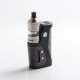 Authentic Kizoku Techmod 80W TC VV VW Box Mod Vape Starter Kit + Limit MTL / DTL RTA Tank - Black + Gun Metal, 3.0ml, 1 x 18650