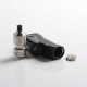 Authentic Kizoku Techmod 80W TC VV VW Box Mod Vape Starter Kit + Limit MTL / DTL RTA Tank - Black + Gun Metal, 3.0ml, 1 x 18650