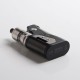 Authentic Kizoku Techmod 80W TC VV VW Box Mod Vape Starter Kit + Limit MTL / DTL RTA Tank - Black + Gun Metal, 3.0ml, 1 x 18650