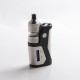 Authentic Kizoku Techmod 80W TC VV VW Box Mod Vape Starter Kit + Limit MTL / DTL RTA Tank - Black + Silver, 3.0ml, 1 x 18650