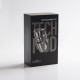 Authentic Kizoku Techmod 80W TC VV VW Box Mod Vape Starter Kit + Limit MTL / DTL RTA Tank - Black + Gun Metal, 3.0ml, 1 x 18650