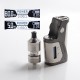 Authentic Kizoku Techmod 80W TC VV VW Box Mod Vape Starter Kit + Limit MTL / DTL RTA Tank - Gun Metal, 3.0ml, 1 x 18650