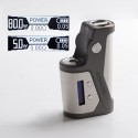 Authentic Kizoku Techmod 80W TC VV VW Variable Wattage Box Mod - Gun Metal, 1 x 18650