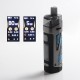 Authentic SMOKTech SMOK SCAR-P3 80W 2000mAh VW Box Mod Pod System Vape Starter Kit - Fluid Blue, Zinc Alloy, 5~80W