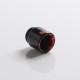 Authentic VapeSoon DT116 810 Drip Tip for RDA / RTA / RDTA Vape Atomizer - Black Red, Resin, 18mm