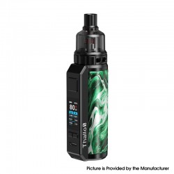 Authentic SMOK Thallo S Pod Mod Kit - Fluid Green, 5~100W, 1 x 18650 / 21700, IQ-XS Chipset, RPM 2 Pod 5.0ml, 0.16 / 0.6ohm