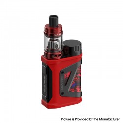 Authentic SMOK Scar-Mini Kit 80W VW Box Mod with TFV9 Mini Tank Atomizer - Fluid Red, VW 1~80W, 1 x 18650, 3.0ml, 0.15ohm