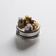 Authentic 5GVAPE Rage RDA Rebuildable Dripping Vape Atomizer w/ BF Pin - Silver, 316 Stainless Steel, 24mm Diameter