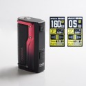 Authentic VOOPOO Argus GT 160W TC VW Variable Wattage Box Mod - Black + Red, 5~160W, 2 x 18650
