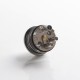 Authentic Auguse Khaos RDTA Rebuildable Dripping Tank Vape Atomizer w/ BF Pin - Full Silver, SS + Glass / PC, 22mm, 2.0ml