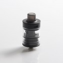 Authentic Auguse Khaos RDTA Rebuildable Dripping Tank Atomizer w/ BF Pin - Full Black, SS + Glass / PC, 22mm, 2.0ml