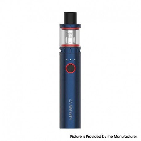 [Ships from Bonded Warehouse] Authentic SMOK Pen V2 Kit 1600mAh Battery Mod + Sub Ohm Tank - Blue, Max 60W, 3.0ml, 0.15ohm