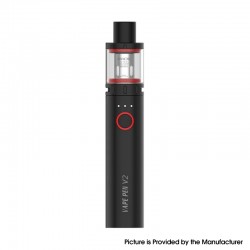 [Ships from Bonded Warehouse] Authentic SMOK Pen V2 Kit 1600mAh Battery Mod + Sub Ohm Tank - Black, Max 60W, 3.0ml, 0.15ohm