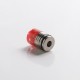 Authentic REEWAPE AS318 810 Drip Tip for RDA / RTA / RDTA / Sub Ohm Tank Vape Atomizer - Red Gold, Resin & SS, 20mm