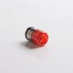Authentic REEWAPE AS318 810 Drip Tip for RDA / RTA / RDTA / Sub Ohm Tank Vape Atomizer - Red Gold, Resin & SS, 20mm
