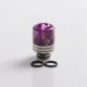 Authentic REEWAPE AS319 510 Drip Tip for RDA / RTA / RDTA / Sub Ohm Tank Vape Atomizer - Purple Gold, Resin & SS, 20mm