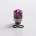 Authentic REEWAPE AS319 510 Drip Tip for RDA / RTA / RDTA / Sub Ohm Tank Atomizer - Purple Gold, Resin & SS, 20mm