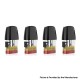 Authentic Vaporbucks Simmi Replacement Pod Cartridge w/ 1.4ohm MTL Coil - 1.8ml (4 PCS)