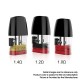 Authentic Vaporbucks Simmi Replacement Pod Cartridge w/ 1.4ohm MTL Coil - 1.8ml (4 PCS)