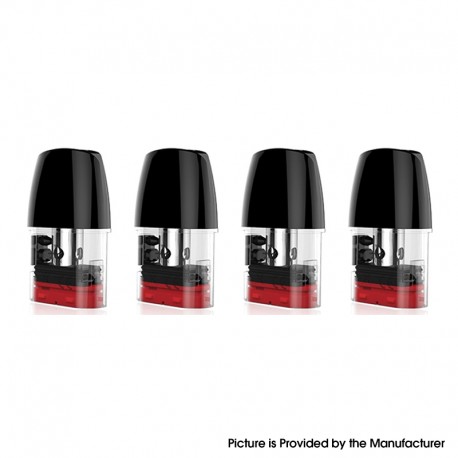 Authentic Vaporbucks Simmi Replacement Pod Cartridge w/ 1.2ohm MTL Coil - 1.8ml (4 PCS)