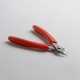 Authentic Coil Master Wire Cutters - Red, Chrome-Vanadium Steel, Flush Cut, Angled Precision