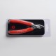 Authentic Coil Master Wire Cutters - Red, Chrome-Vanadium Steel, Flush Cut, Angled Precision