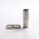 Authentic SXK Supbox Box Mod Kit Replacement 18650 / 18350 Battery Tube + Atomizer Ring - Silver, Stainless Steel