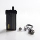 Authentic Vapefly TGO 70W 2300mAh VW Variable Wattage Pod System Vape Mod Kit - Black, Fingerprint, 5~70W, 4.5ml, 0.3 / 0.6ohm