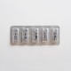 Authentic Augvape Druga Narada Box Mod Pod Vape Kit Replacement Coil Head - Silver, 316SS, 0.5ohm (5 PCS)