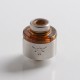 Authentic Vandy Vape Requiem RDA Rebuildable Dripping Vape Atomizer - Silver, DL / RDL / MTL, 22mm Diameter