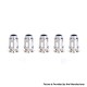 Authentic Oumier Voocean 40 / Voocean 80 Pod / Cartridge Replacement Meshed Coil Head - Silver, 0.2ohm (5 PCS)