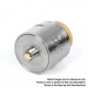 Authentic GeekVape TALO X RDA Rebuildable Dripping Atomizer w/ BF Pin - Silver, Stainless Steel, 24mm Diameter