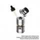 Authentic Vapefly Siegfried Kit with Siegfried Mesh RTA + Siegfried Tube Mod - Silver, 1 x 18650 / 20700 / 21700, 7.0ml, 25.2mm