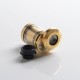 Authentic Hellvape Dead Rabbit V2 RTA Rebuildable Tank Vape Atomizer - Gold, Stainless Steel, 2ml / 5ml, 25mm Diameter