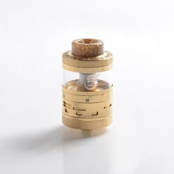 Authentic Steam Crave Aromamizer Ragnar RDTA Rebuildable Dripping Tank Vape Atomizer Advanced Kit - Gold, 18ml / 25ml, 35mm