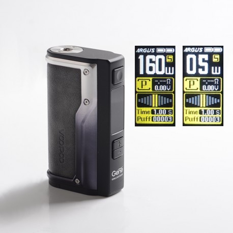 Authentic VOOPOO Argus GT 160W TC VW Variable Wattage Box Mod - Vintage Grey, 5~160W, 2 x 18650