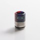 Authentic REEWAPE AS318S 810 Drip Tip for RDA / RTA / RDTA / Sub Ohm Tank Vape Atomizer - Purple Red Green, Resin & SS, 20mm
