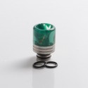 Authentic REEWAPE AS319 510 Drip Tip for RDA / RTA / RDTA / Sub Ohm Tank Atomizer - Green Gold, Resin & SS, 20mm