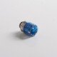 Authentic REEWAPE AS319 510 Drip Tip for RDA / RTA / RDTA / Sub Ohm Tank Vape Atomizer - Blue Gold, Resin & SS, 20mm