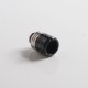 Authentic REEWAPE AS319S 510 Drip Tip for RDA / RTA / RDTA / Sub Ohm Tank Vape Atomizer - Black, Resin & SS, 20mm