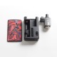 Authentic Mechlyfe Ratel XS 80W TC VW DL / MTL Rebuildable AIO Pod System Vape Kit - Black & Resin Red, 5.5ml, 5~80W, 1 x 18650