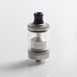 [Ships from Bonded Warehouse] Authentic Gas Mods Pallas MTL RTA Rebuildable Tank Atomizer - Grey, SS+ Glass, 22mm