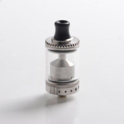 Authentic Gas Mods Pallas MTL RTA Rebuildable Tank Atomizer - SS, Stainless Steel + Glass, 22mm Diameter
