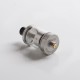 Authentic Gas Mods Pallas MTL RTA Rebuildable Tank Vape Atomizer - Grey, Stainless Steel + Glass, 22mm Diameter