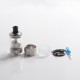 Authentic Gas Mods Pallas MTL RTA Rebuildable Tank Vape Atomizer - SS, Stainless Steel + Glass, 22mm Diameter