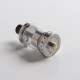 Authentic Gas Mods Pallas MTL RTA Rebuildable Tank Vape Atomizer - SS, Stainless Steel + Glass, 22mm Diameter