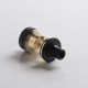 Authentic Gas Mods Pallas MTL RTA Rebuildable Tank Vape Atomizer - Black, Stainless Steel + Glass, 22mm Diameter