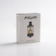 Authentic Gas Mods Pallas MTL RTA Rebuildable Tank Vape Atomizer - Black, Stainless Steel + Glass, 22mm Diameter